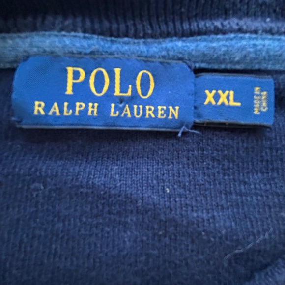 Polo by Ralph Lauren Navy Crewneck Sweater - Picture 5 of 13